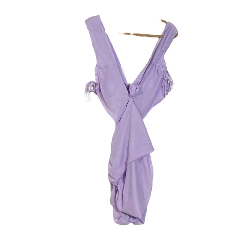 Lucy in The Sky Ruffled Purple Dress Size Small